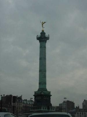 La Colonne de Juillet, la Place de la Bastille