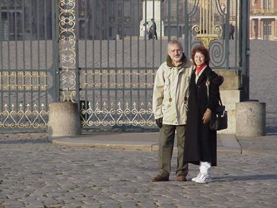Versailles Entrance, with Ron and Georgia, Detail