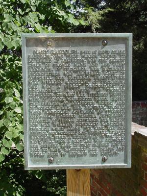 First Arlington Grave Plaque
