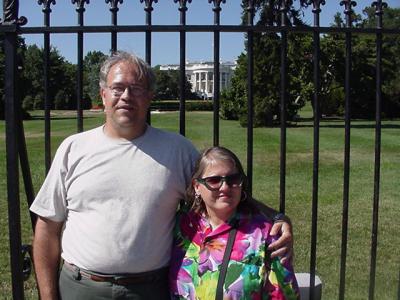 Tom and Sylvia at the White House