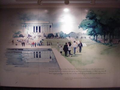 Lincoln Memorial Interior - Basement Illustration