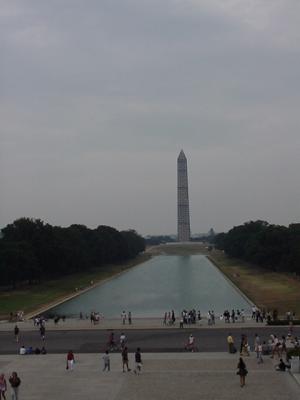 Lincoln Memorial Exterior - View to Washington Monument