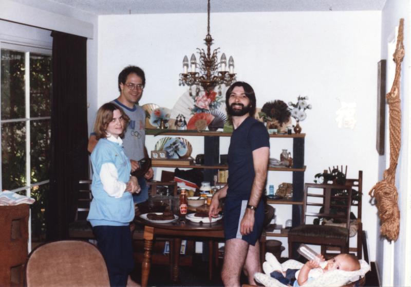 Sally Helmerich, Tom Chappell, Larry Helmerich, and baby Sean Chappell