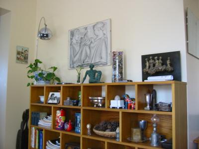 Shelf in Mathieu's Apartment