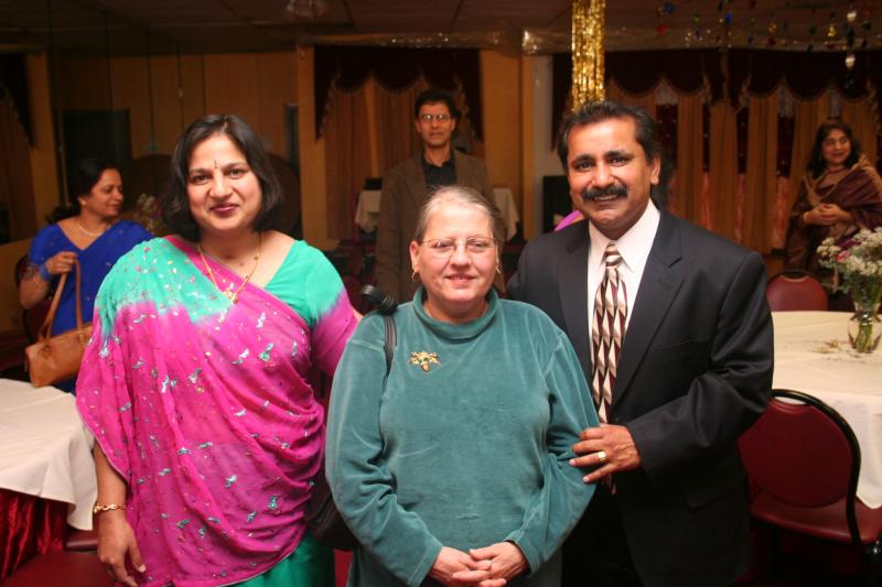 Anu, Sylvia Chappell and Ravi