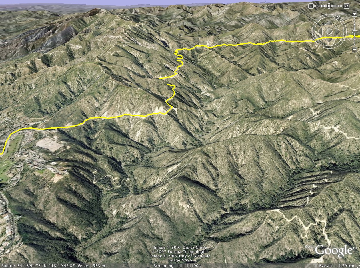 A 10-Mile Downhill on Angeles Crest to La Cañada